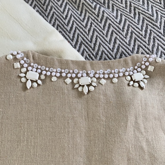 MICHAEL KORS NWOT LINEN BEADED NECK TUNIC SO MIAMI - Picture 8 of 9